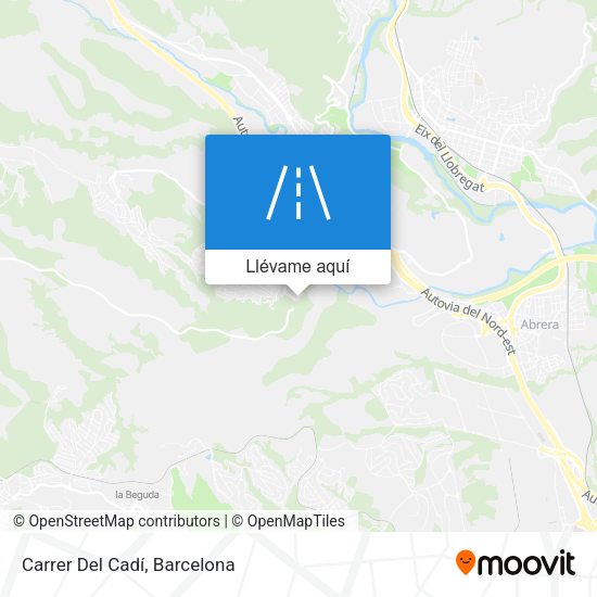 Mapa Carrer Del Cadí