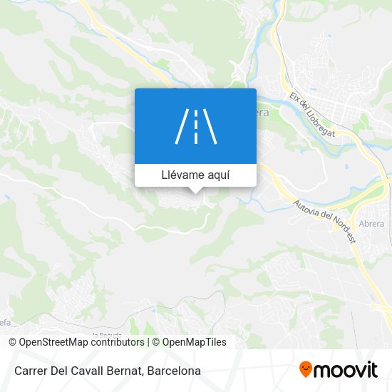 Mapa Carrer Del Cavall Bernat