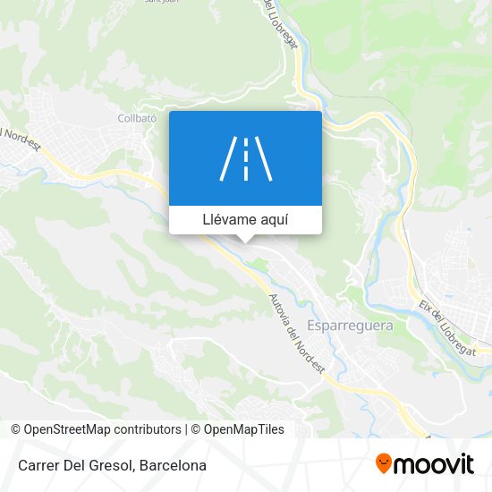 Mapa Carrer Del Gresol