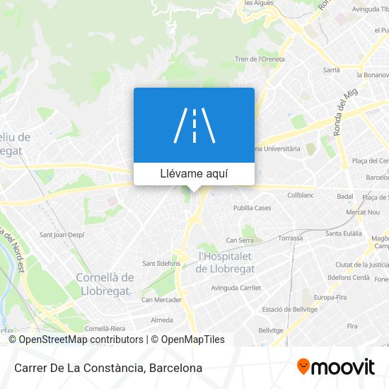 Mapa Carrer De La Constància