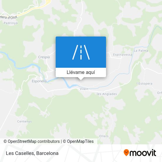 Mapa Les Caselles