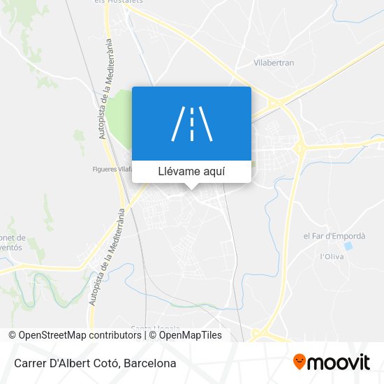 Mapa Carrer D'Albert Cotó