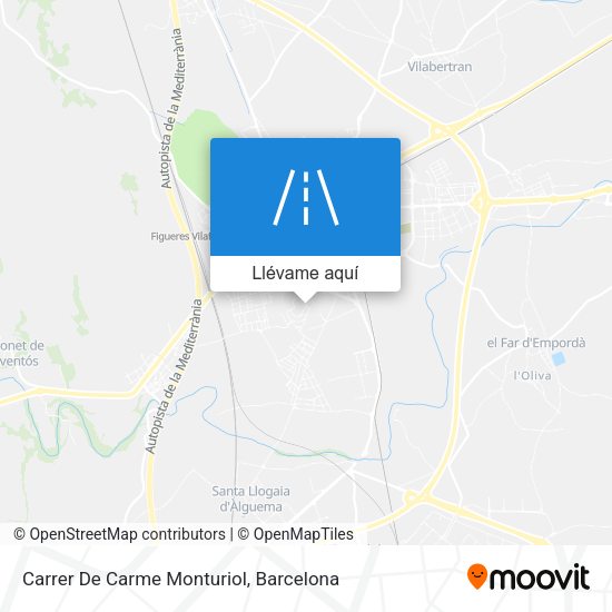 Mapa Carrer De Carme Monturiol