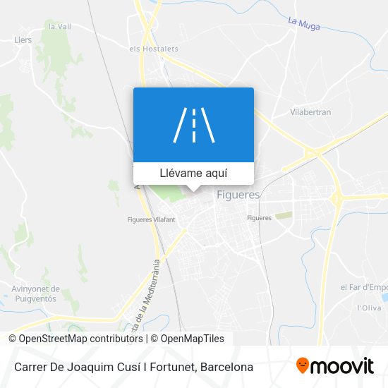 Mapa Carrer De Joaquim Cusí I Fortunet