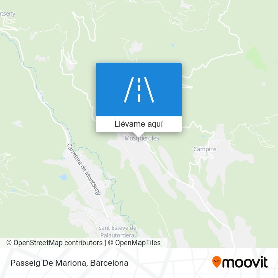 Mapa Passeig De Mariona