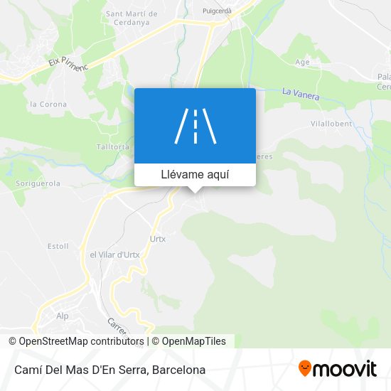 Mapa Camí Del Mas D'En Serra