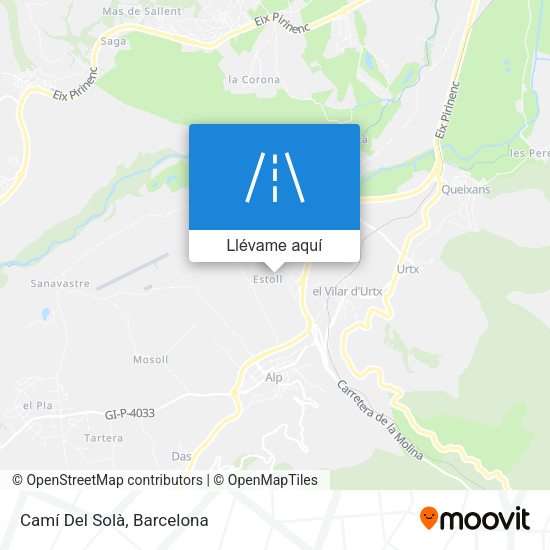 Mapa Camí Del Solà