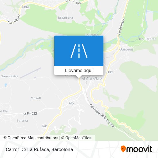 Mapa Carrer De La Rufaca