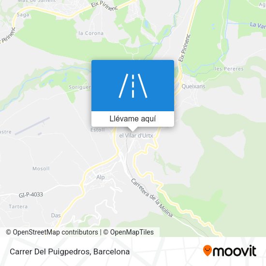 Mapa Carrer Del Puigpedros