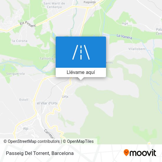 Mapa Passeig Del Torrent
