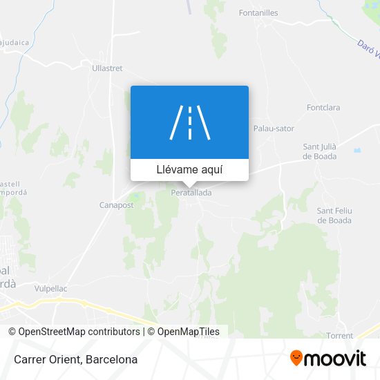 Mapa Carrer Orient