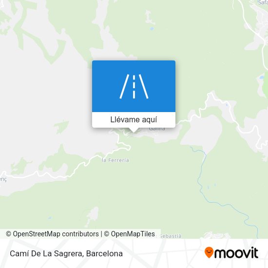 Mapa Camí De La Sagrera