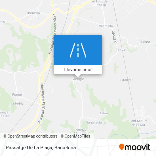 Mapa Passatge De La Plaça