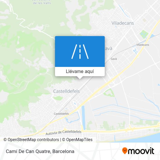 Mapa Camí De Can Quatre