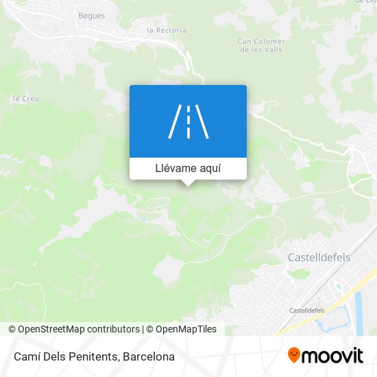 Mapa Camí Dels Penitents