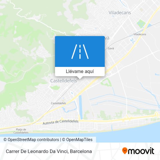Mapa Carrer De Leonardo Da Vinci