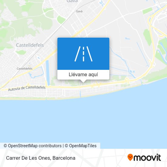 Mapa Carrer De Les Ones