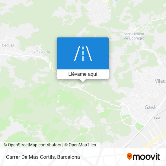 Mapa Carrer De Mas Cortils