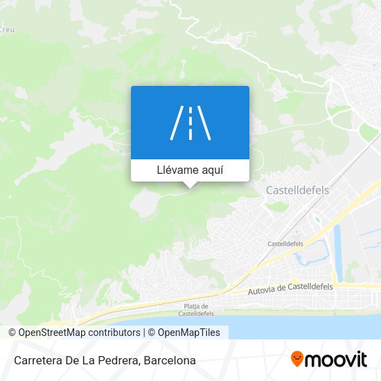Mapa Carretera De La Pedrera