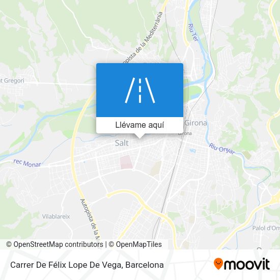Mapa Carrer De Félix Lope De Vega