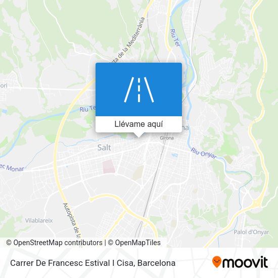 Mapa Carrer De Francesc Estival I Cisa