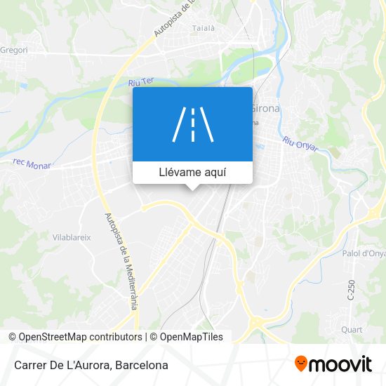 Mapa Carrer De L'Aurora