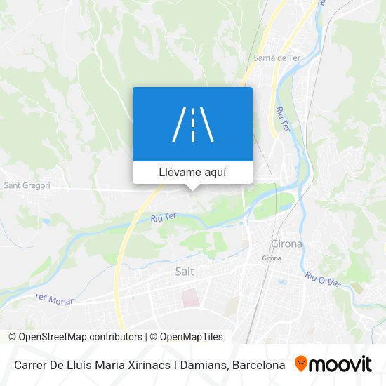 Mapa Carrer De Lluís Maria Xirinacs I Damians
