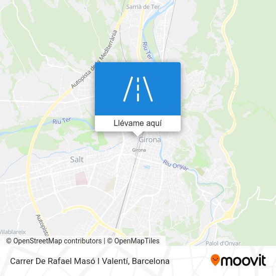 Mapa Carrer De Rafael Masó I Valentí