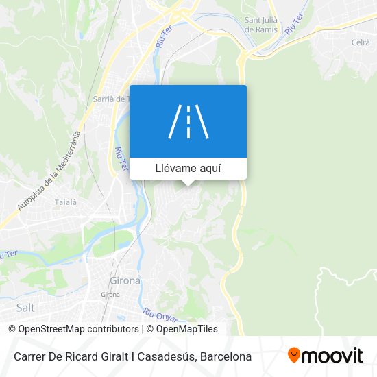 Mapa Carrer De Ricard Giralt I Casadesús