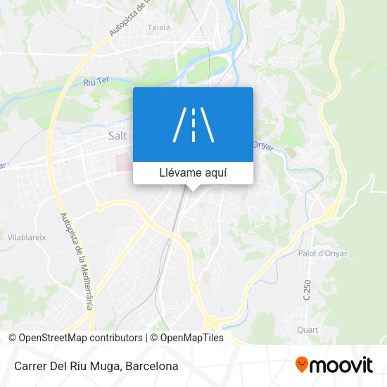 Mapa Carrer Del Riu Muga