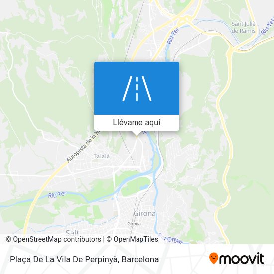 Mapa Plaça De La Vila De Perpinyà