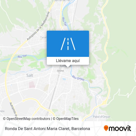 Mapa Ronda De Sant Antoni Maria Claret