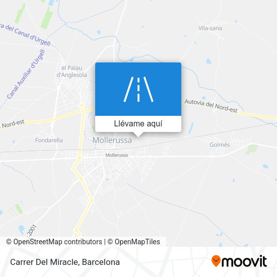 Mapa Carrer Del Miracle