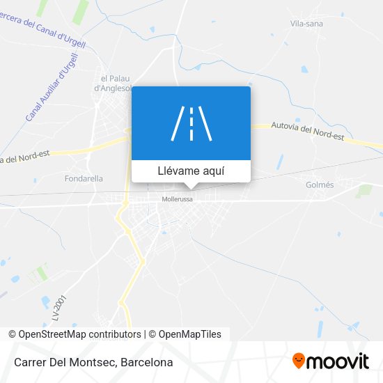 Mapa Carrer Del Montsec