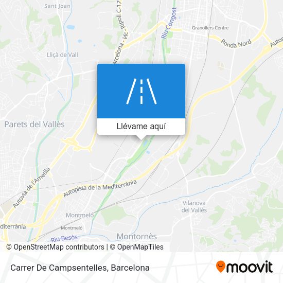 Mapa Carrer De Campsentelles