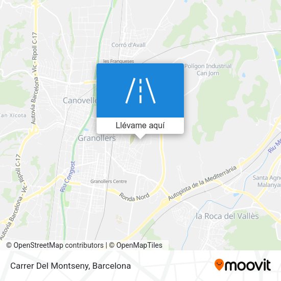 Mapa Carrer Del Montseny