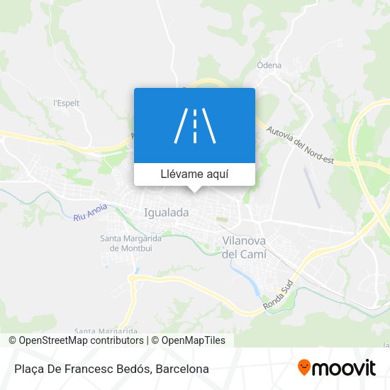 Mapa Plaça De Francesc Bedós