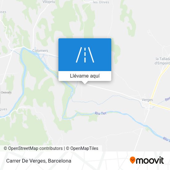 Mapa Carrer De Verges