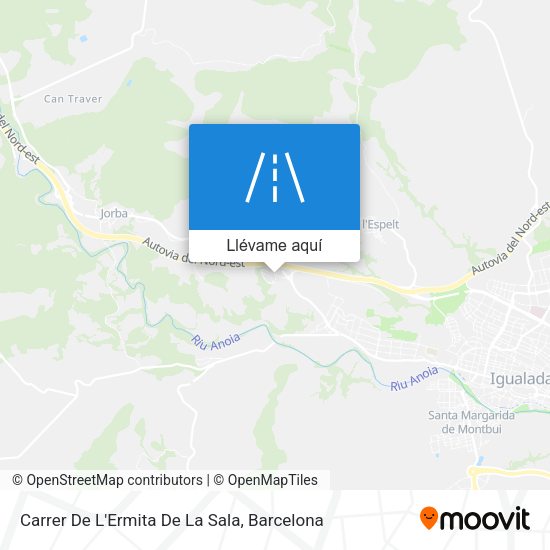 Mapa Carrer De L'Ermita De La Sala