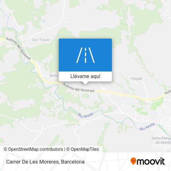 Mapa Carrer De Les Moreres
