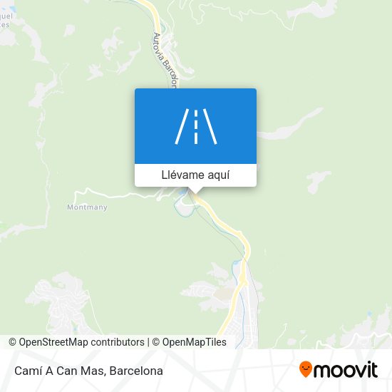 Mapa Camí A Can Mas