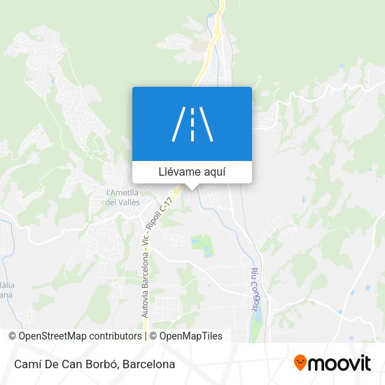 Mapa Camí De Can Borbó