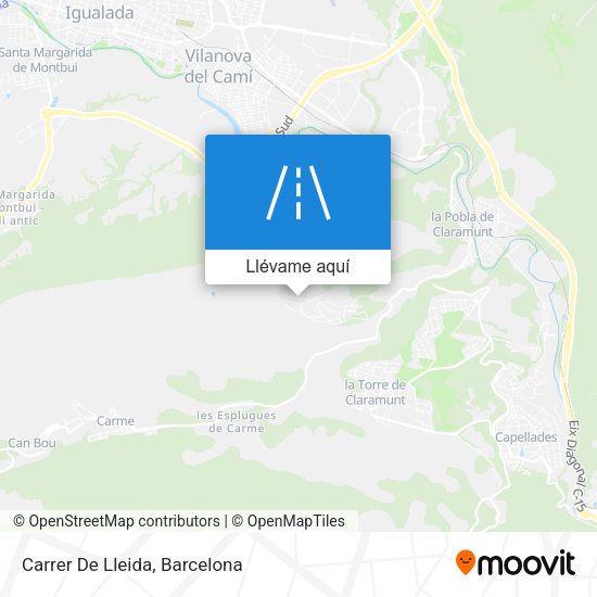 Mapa Carrer De Lleida