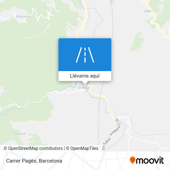 Mapa Carrer Pagès