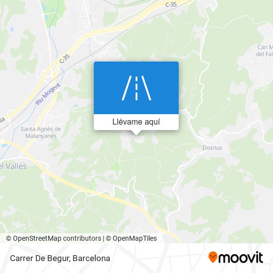 Mapa Carrer De Begur