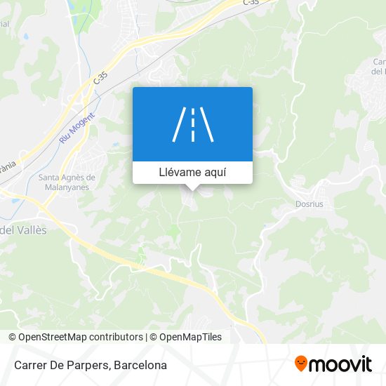 Mapa Carrer De Parpers