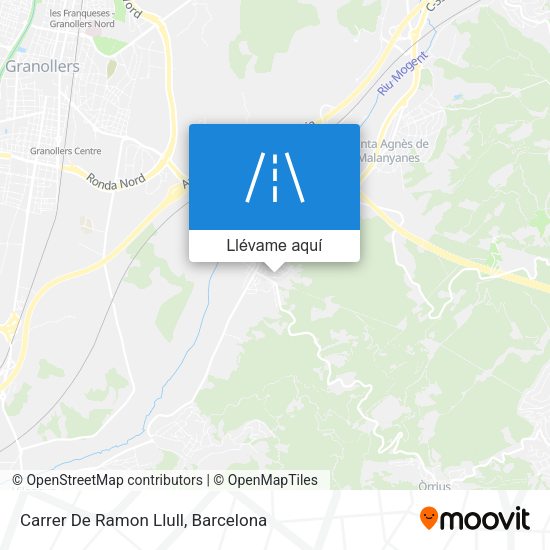 Mapa Carrer De Ramon Llull