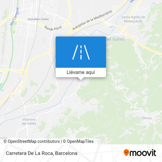 Mapa Carretera De La Roca