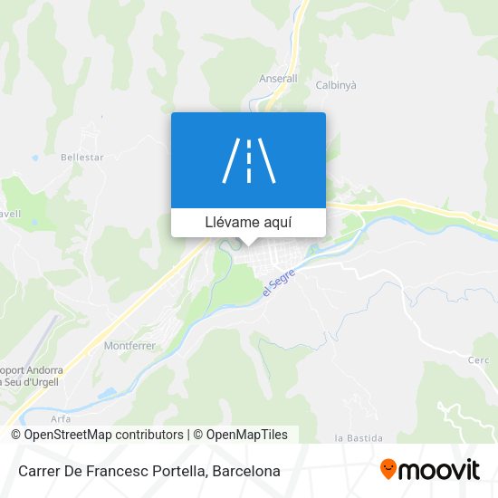 Mapa Carrer De Francesc Portella