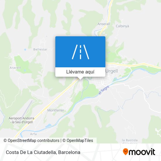 Mapa Costa De La Ciutadella